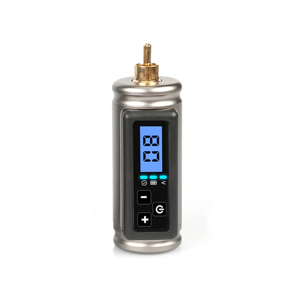 Wireless Tattoo Power Supply Mini Battery 1500mAh RCA Quick Charge 10-Hour Runtime Compatible with Rocket Tattoo Machine Pen