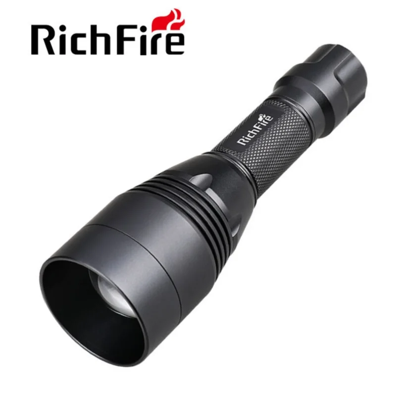 

Richfire SF-396 Zoom Led Flashlight Night Vision 850nm Red Green White Powerful Weaponlight by 18650 Battery for Hunting Camping