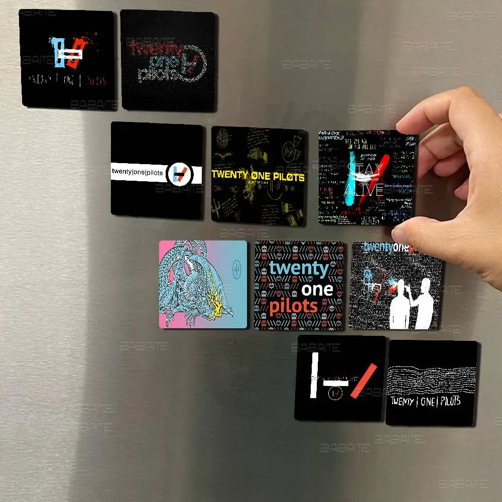 Popular T-Twenty One Pilot Personalized Magnet Cartoon Character Magnet Creative Refrigerator Decoration Fans Collection Gifts
