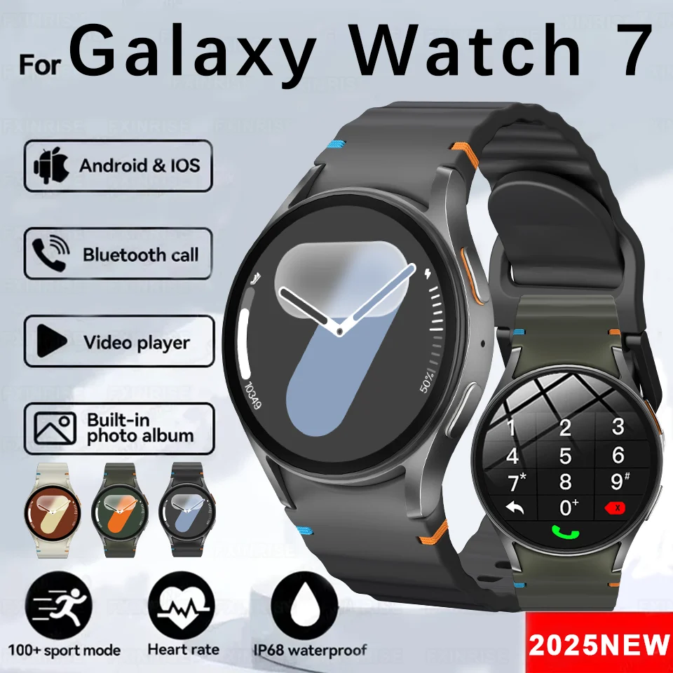 

Новые умные часы Galaxy Watch 7, мини-ультра, GPS, спортивная трек, AMOLED-экран, HD, Bluetooth, вызов, фитнес-трекер, умные часы с пульсометром