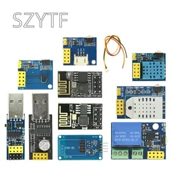 ESP8266 Wifi Wireless Module WS2812 AM2302 ESP-01 DS18B20 DHT22 Relay Download Module Kit For Smart Home