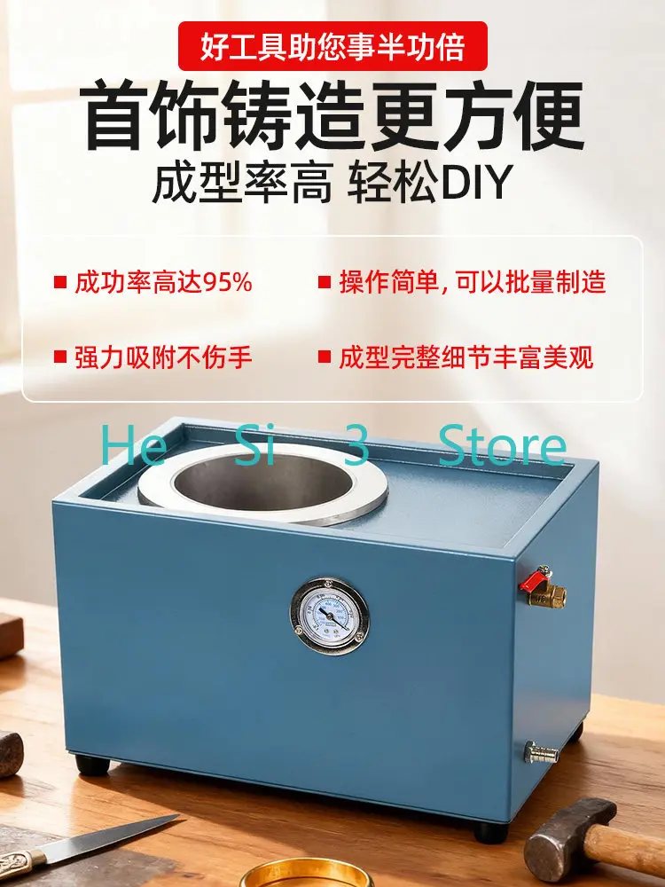 Jewelry Cable Mold Pumping Vacuum Pump Casting Molding Constant Temperature Furnace Gold Tools