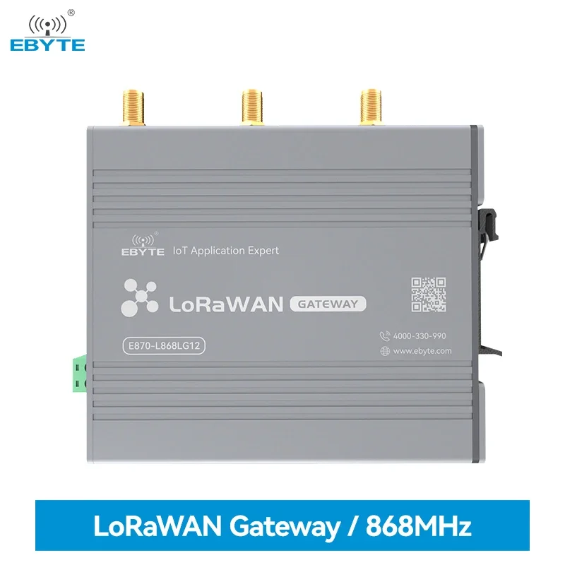 EBYTE OEM ODM E870-L868LG12 Hot selling SX1302 27dBm 3km lorawan wireless gateway Half Duplex lorawan gateway 868