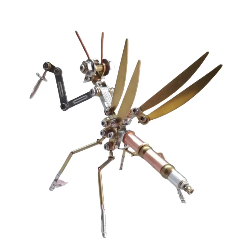 DIY Mantis Metal Model Building Kit for Adults Mechanical Insects Jigsaw Assembly 3D Puzzles Toys