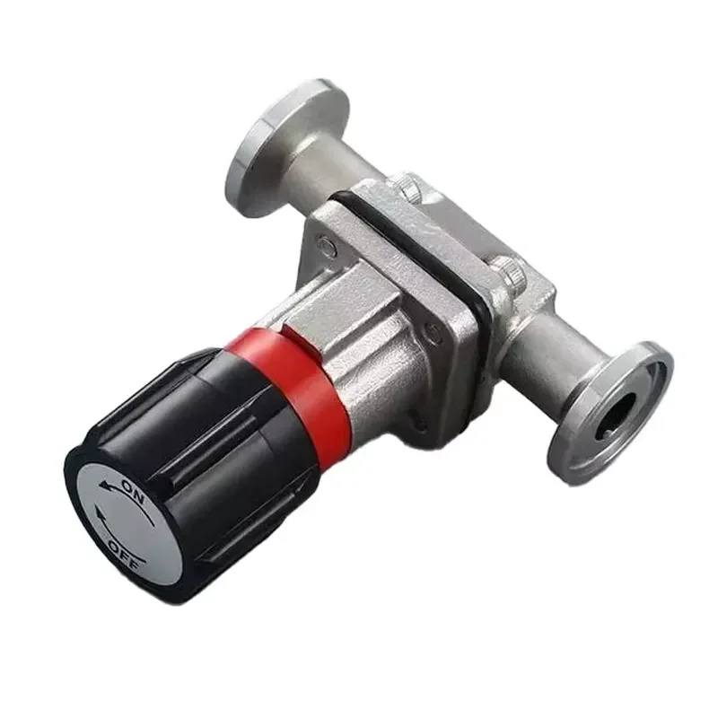 Sanitary Stainless Steel Pneumatic Mini Diaphragm Valve Bidirectional Drug Fluid Chamber Free Self Drainage Full Traceability