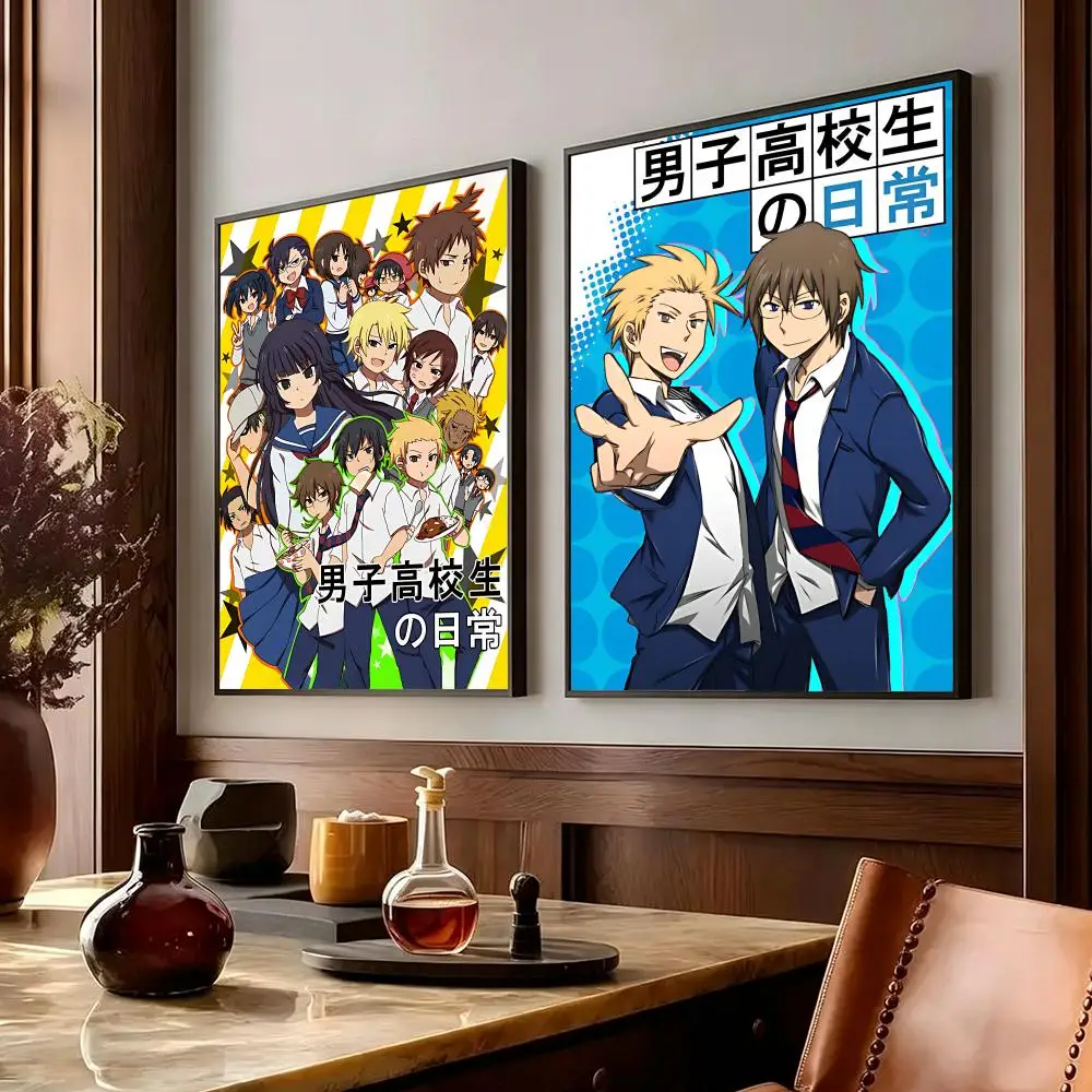 anime Daily Lives of High School Boys Poster Poster HD Printing Cozy Warm Style Home Decor Suitable for Living Room Bedroom Gift