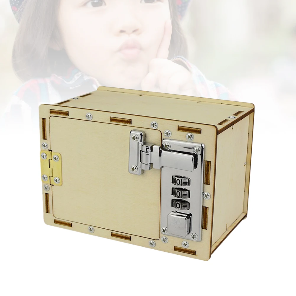 

Password Box Material Bag Brain Development Toys Kid Intellectual Wooden Mechanical