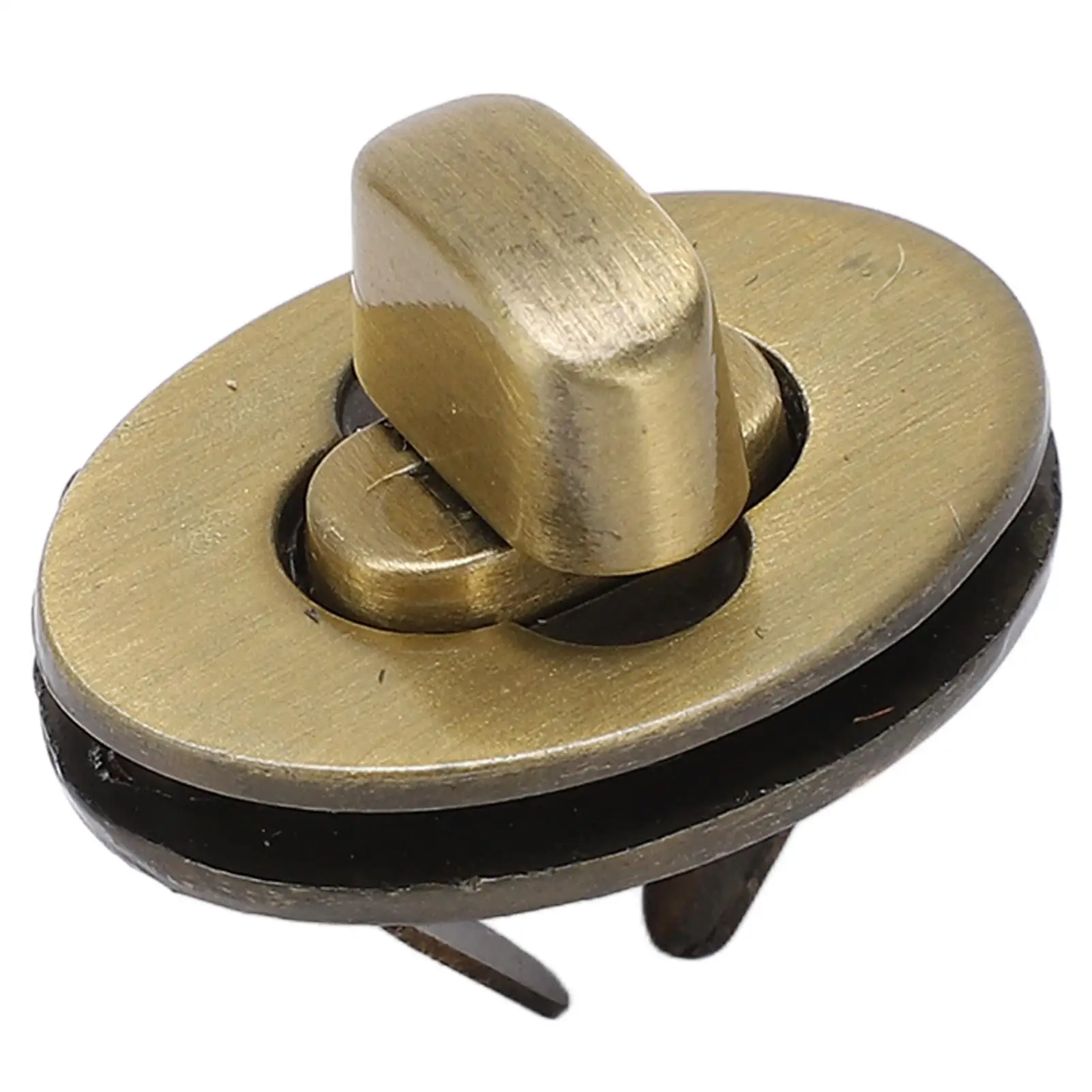 Turn Lock-Verschluss-Set, 10 Ellipsen für Handtaschen, für DIY-Geldbörsenzubehör