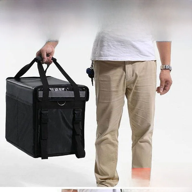 

Thiened Waterproof Insulation very Box Bla Meal Box with Ice Pa 30L Outdoor Cam Travel Cam Kitchenware