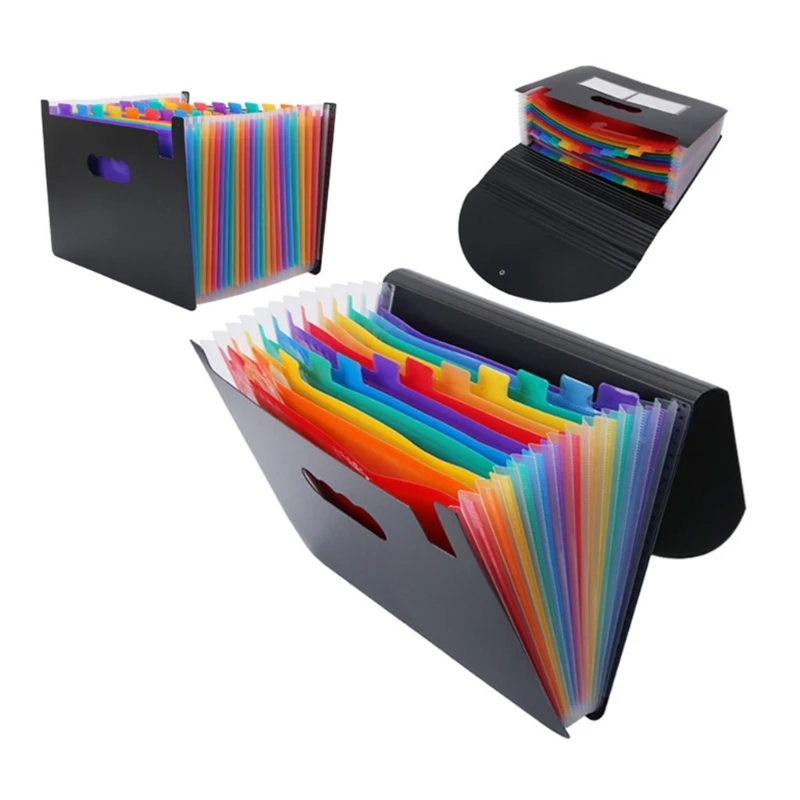 Letter-formaat papieren bestandsmap Orgel Handheld Student Testpapier Organizer Bag