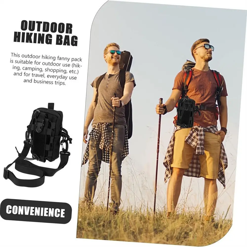 Zipper Hiking Waist Bags Oxford Cloth Large Capacity Water Bottle Pouch With Strap Multi Functional Sports Phone Bag Daily