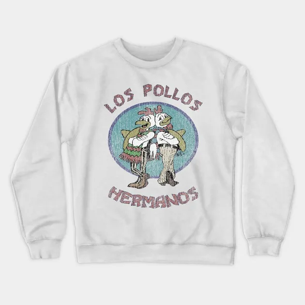 

Осенне-зимняя повседневная толстовка Los Pollos Vibe, удобный пуловер для повседневной носки с ностальгической атмосферой телешоу