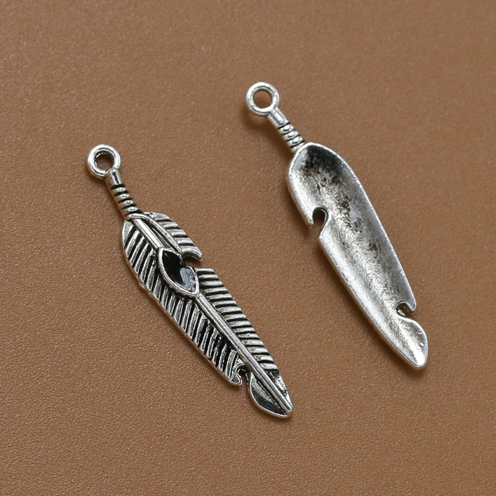 

10pcs Alloy Leaf Shape Pendants Charms DIY Jewelry Making Accessory for Necklace Bracelet ( )