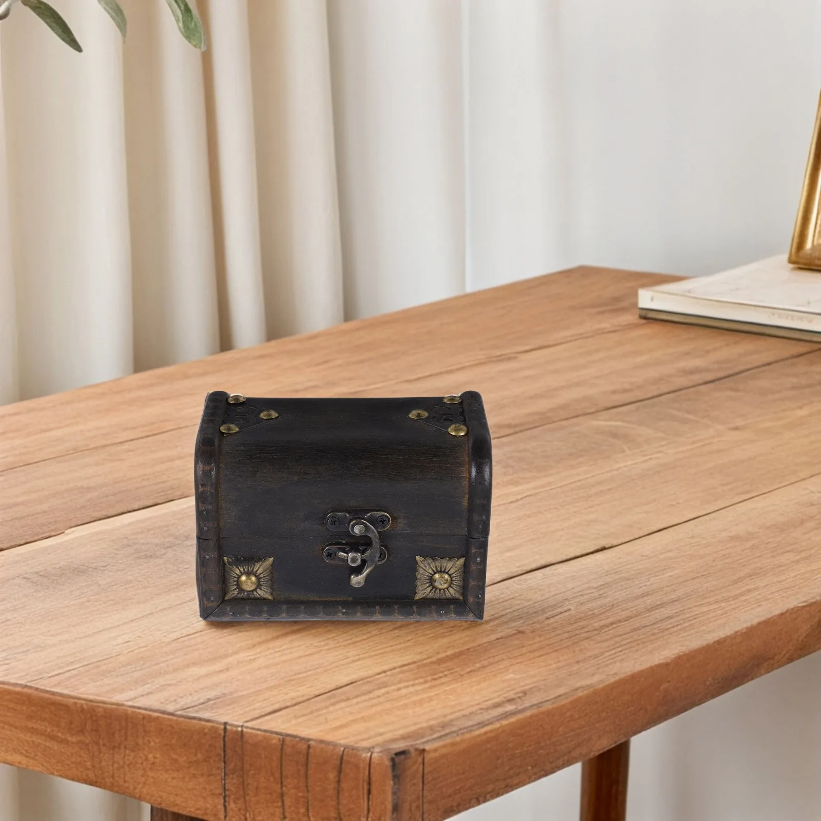 

Chinese Vintage Wooden Desktop Storage Box Retro Organizer Decorative Jewelry Case Keepsake Holder Wood Storage Box