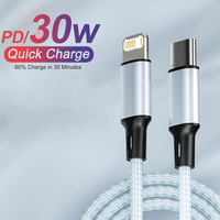 PD 30W Charger Cable For iPhone 14 13 12 11 Pro Max Mini XR XS Plus USB Type C To Lightning Fast Charging Data Line Accessories