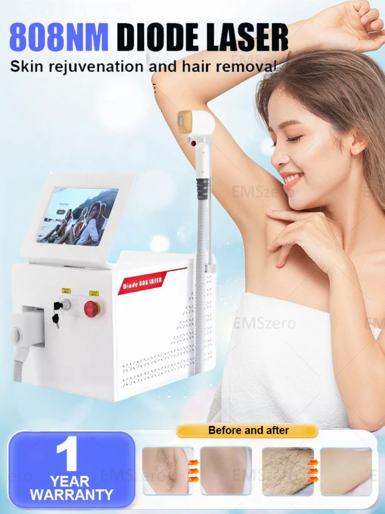 Professional 3 Wavelength High Power Alexandrite 808nm 755nm 1064Nm Diode Hair Removal Machine For Salon