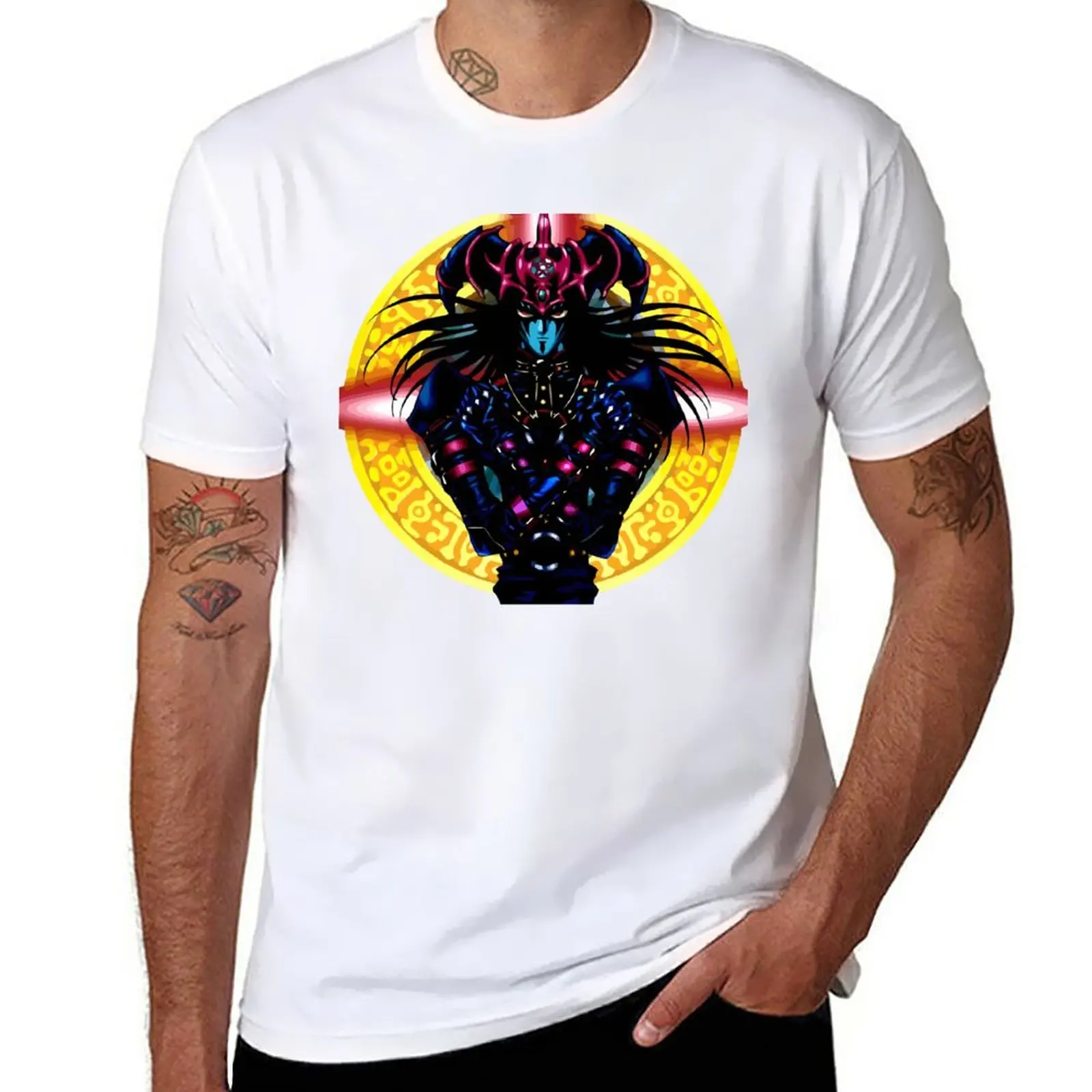 Magician of Black Chaos T-Shirt sweat funnys quick drying hippie clothes mens graphic t-shirts anime