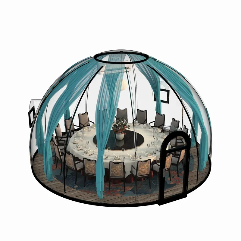 garden clear bubble dome house igloo aluminium frame for sale