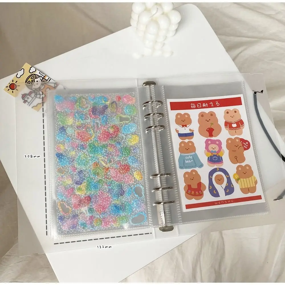 10pcs A5 Idol Photocard Holder Inner Pages 1/2/4 Grids Transparent Idol Photo Album Inner Pages Horizontal Vertical