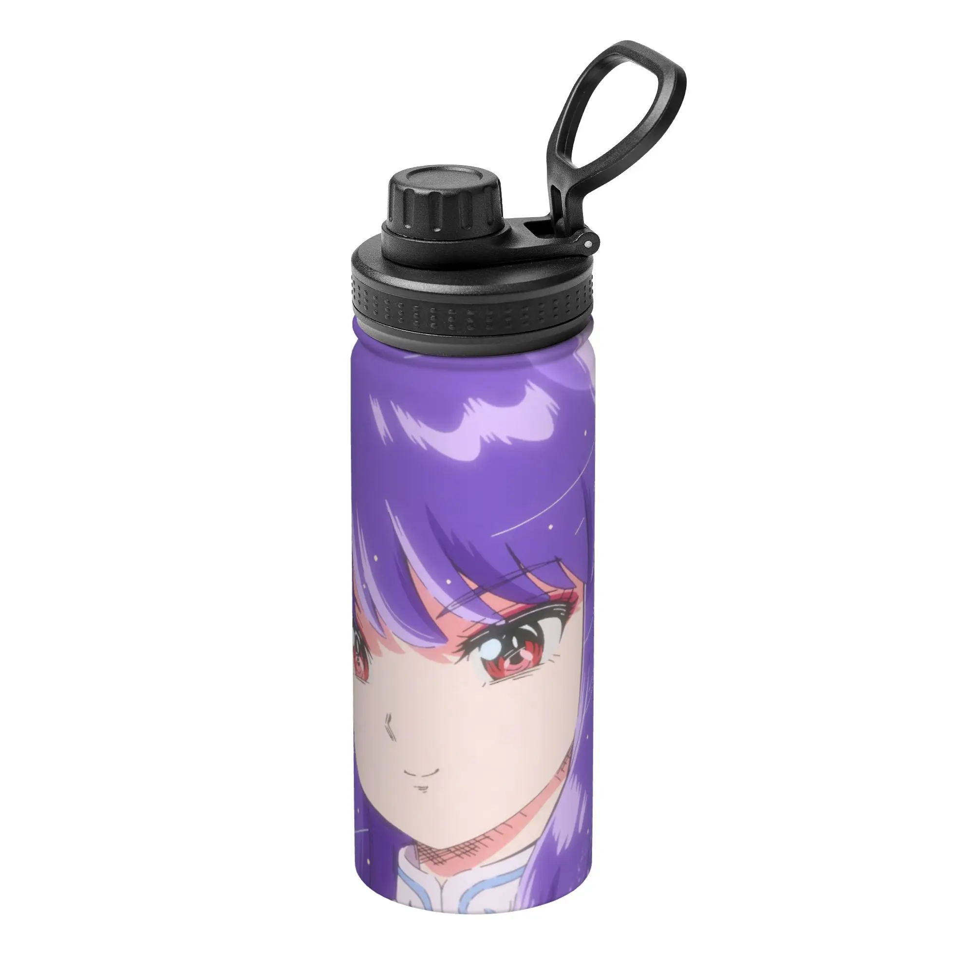 Ranma 1/2 Japanese Anime Shampoo 18OZ Sports Insulated Kettle  Thermal Cup Vacuum Flask Smoothie Tea Mugs Spill Proof