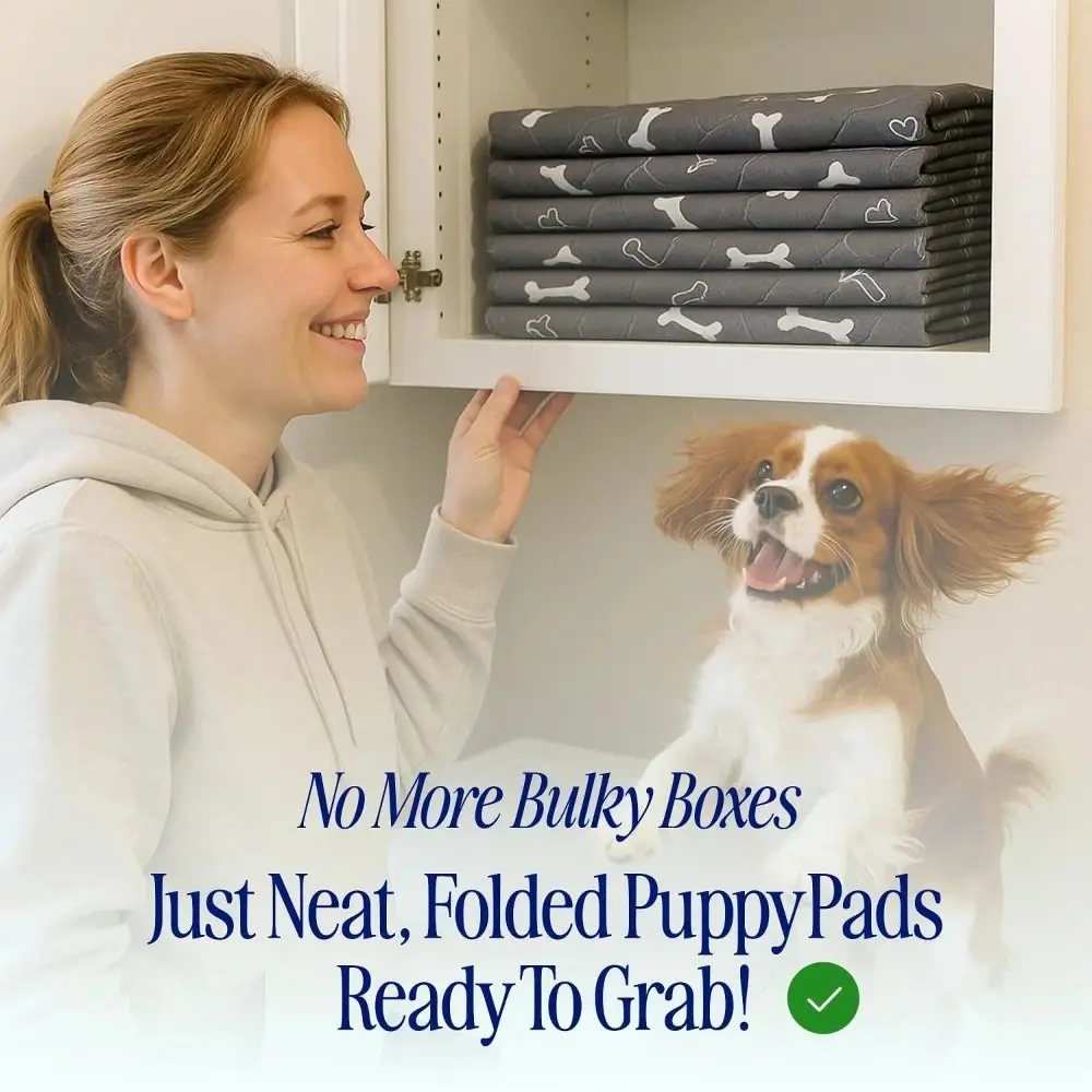 Durable Super Absorbent Pet Bed Mat Reusable Washable Dog Urine Pad Leak-Proof Anti-Slip Puppy Pee Pad with Pheromones Dogs