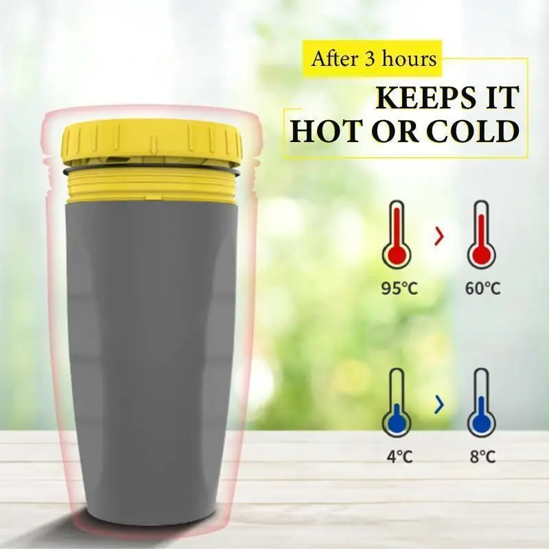 Kitchen accessory cup, adjustable cup, lightweight straw cup, portable creative plastic cup