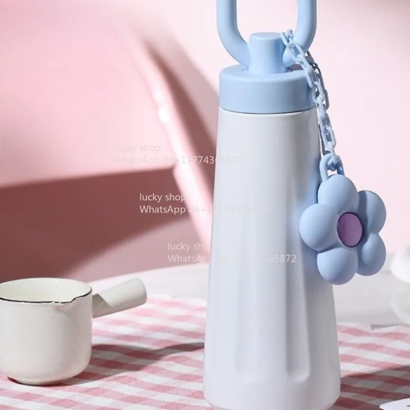 Muse High-value Girl Exquisite High-end Sense with Straw Large Capacity Portable