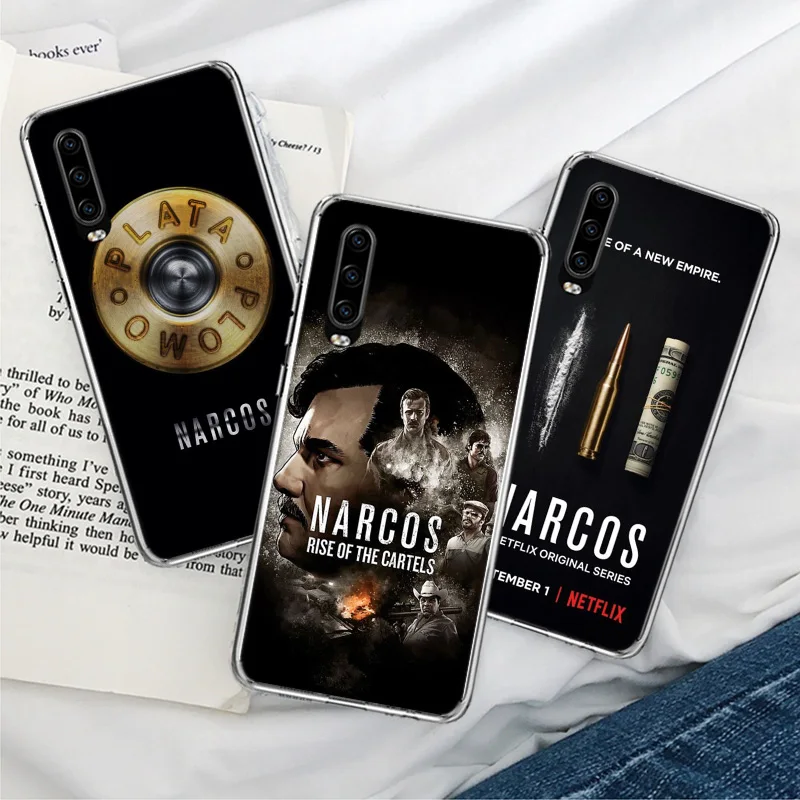 Narcos TV Series Pablo Escobar Phone Case For Huawei P Smart 2021 Y5 Y6 Y7 Y9 Honor 50 20 Pro 10 10I 9 9X Y9S 8 8A 8X 8S 7S Cove