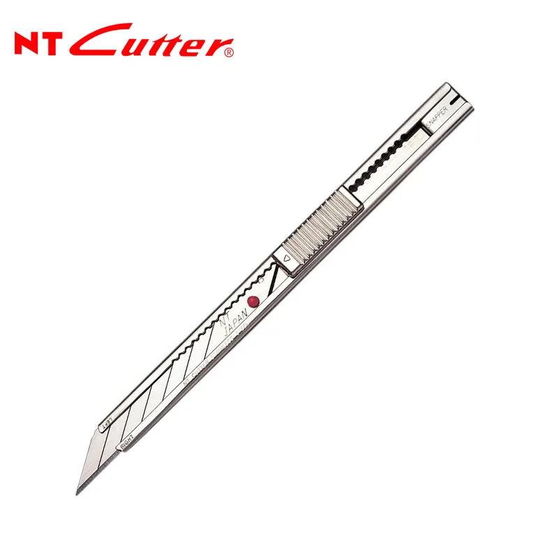 NT Cutter PRO AD-2P Auto-Lock Utility Knife 9mm Cutter with 30 Degrees Blade Art Knives Delicate Work Precision Cutting Tools