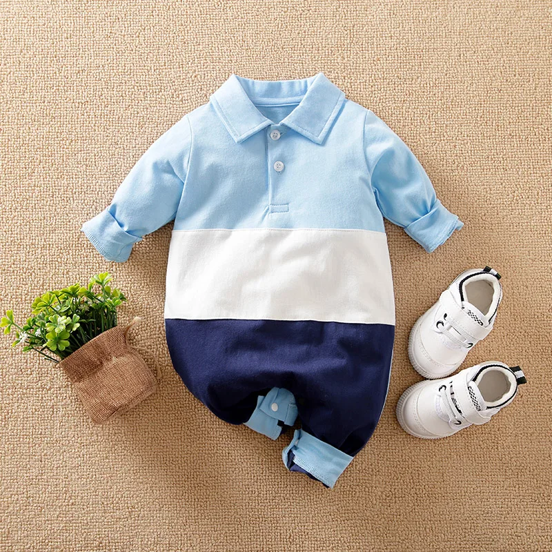 Baby Boy Outfit Infant Clothes Gentleman Suits Spring and Autumn Toddler Onesie Costume Romper Jumpsuit Cotton Long Sleeve Soft