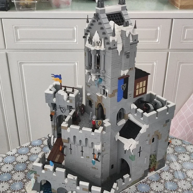 3995 Pieces Fortress Building Blocks Set Construction Bricks Toy Architecture Model Adults Birthday Christmas Gifts