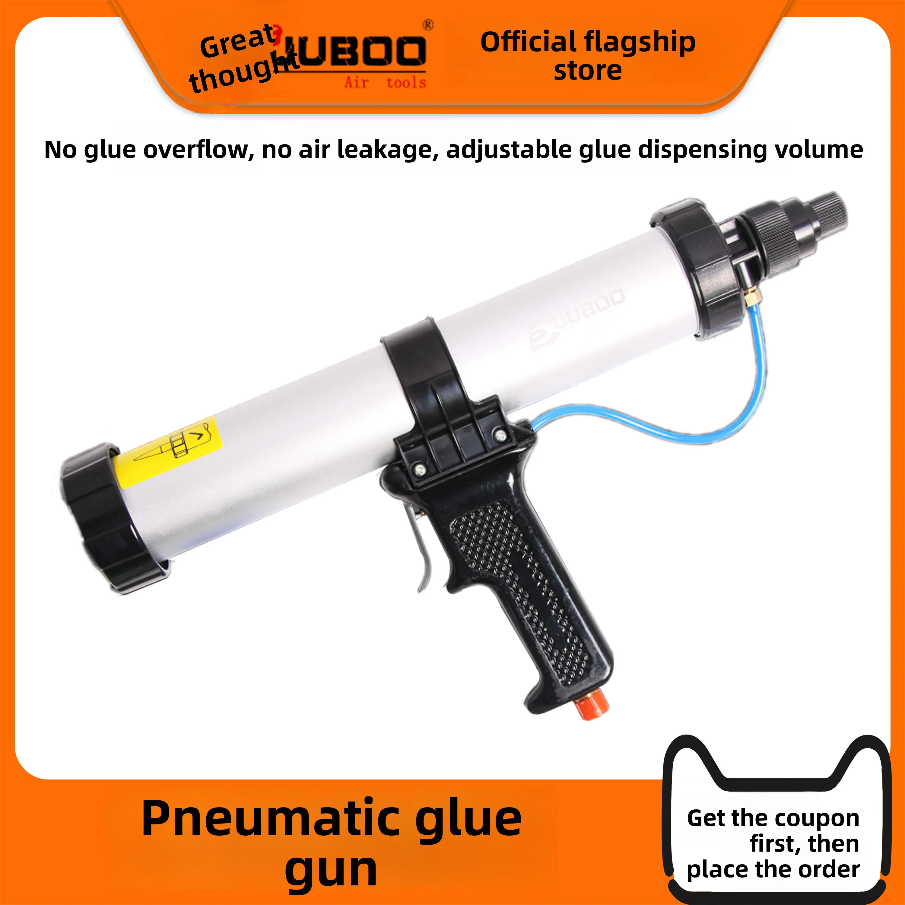 Pneumatic Glue Gun, Glass Glue Gun, Silicone Gun, Extended Soft Glue Gun 310/400/600ml