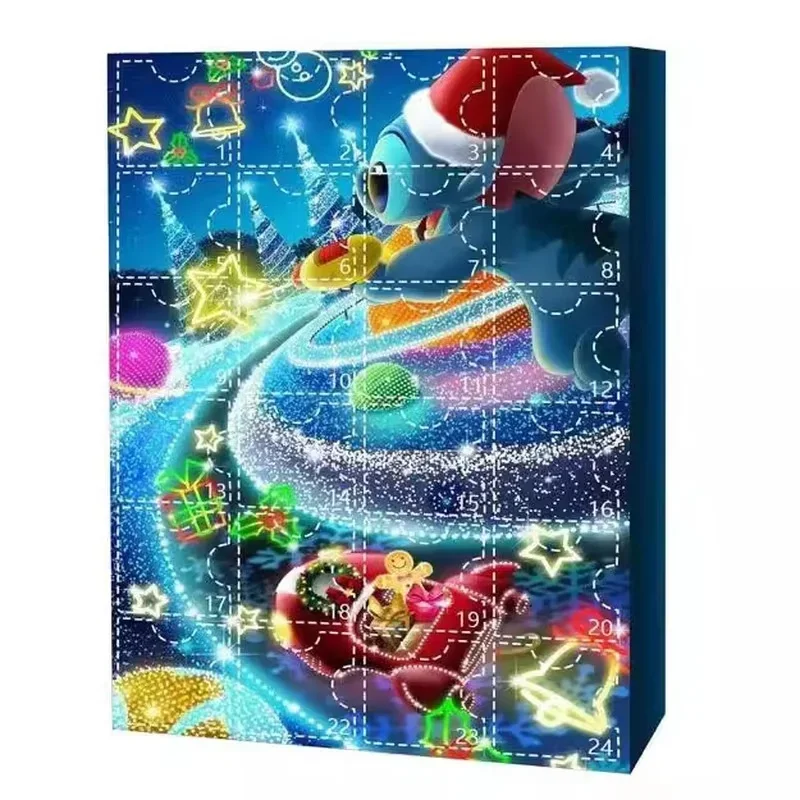 New Christmas Halloween Stitch Doll Advent Calendar Gift 24 Day Countdown Comes Gifts Pleasantly Surprised Blind Box Toys - Image 2