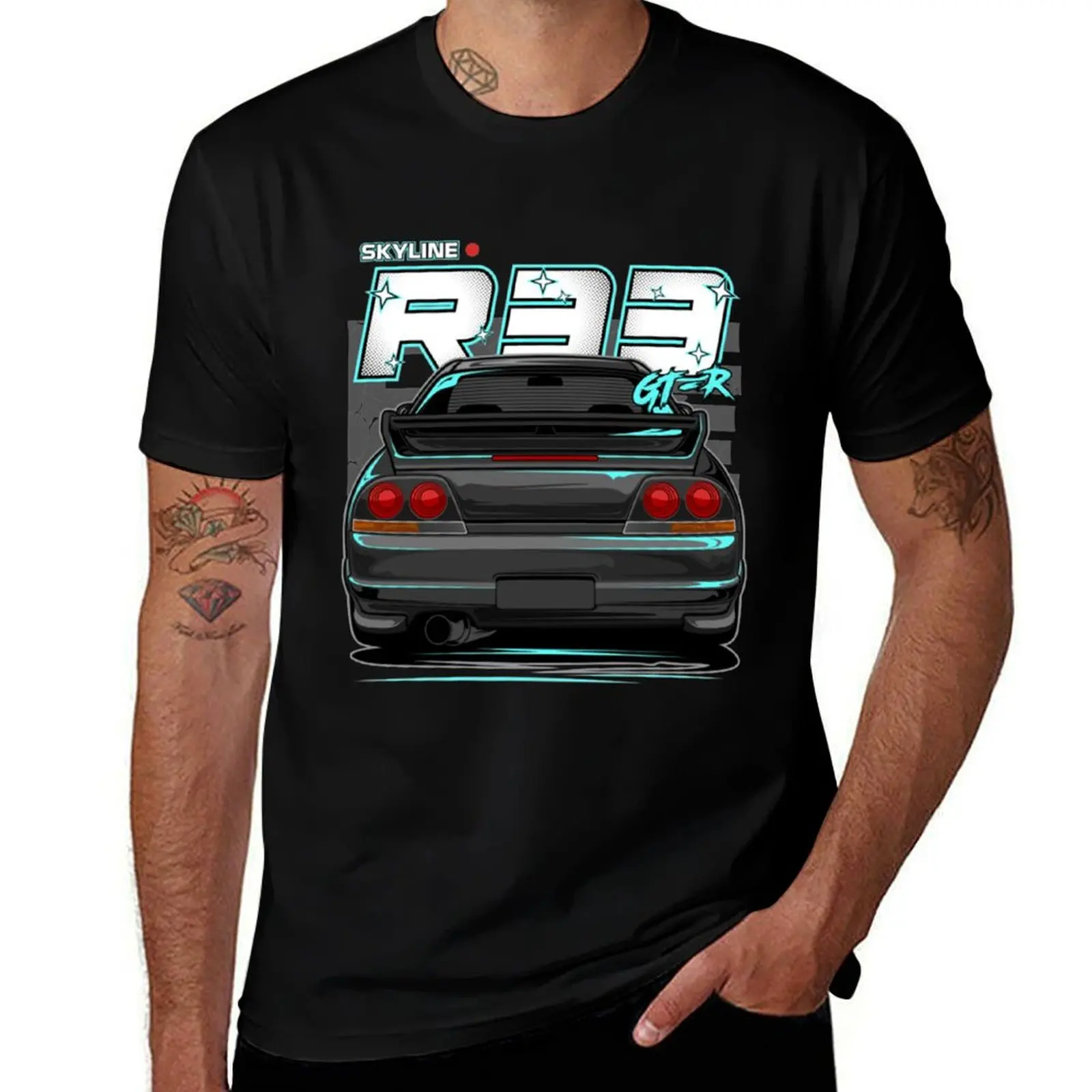 

Skyline Gtr R33 T-ShirtSkyline GTR R33 T-Shirt man t shirt cotton man t-shirts compression shirt men