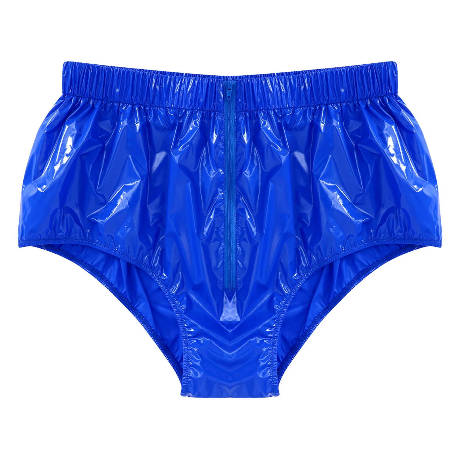 

Men Women Waterproof Adaptive Underwear Leak-proof Diaper Cover Easy-to Wear Front Zipper Briefs Swimwear for Elderly Bedridden