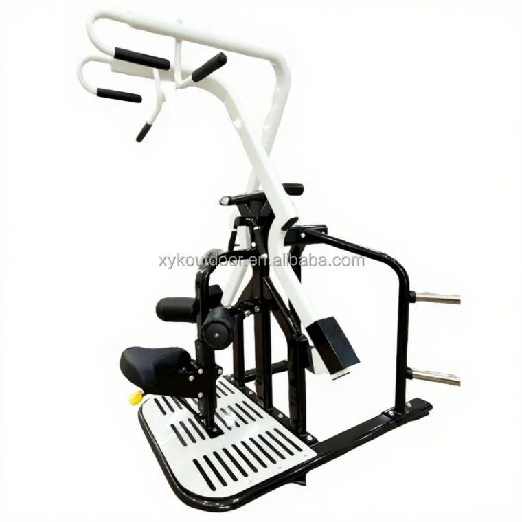 Lat Pull Down Machine Plate Loaded Gym Fitness Equipment Professional Exercise Wide Pull Down Machine for Gym
