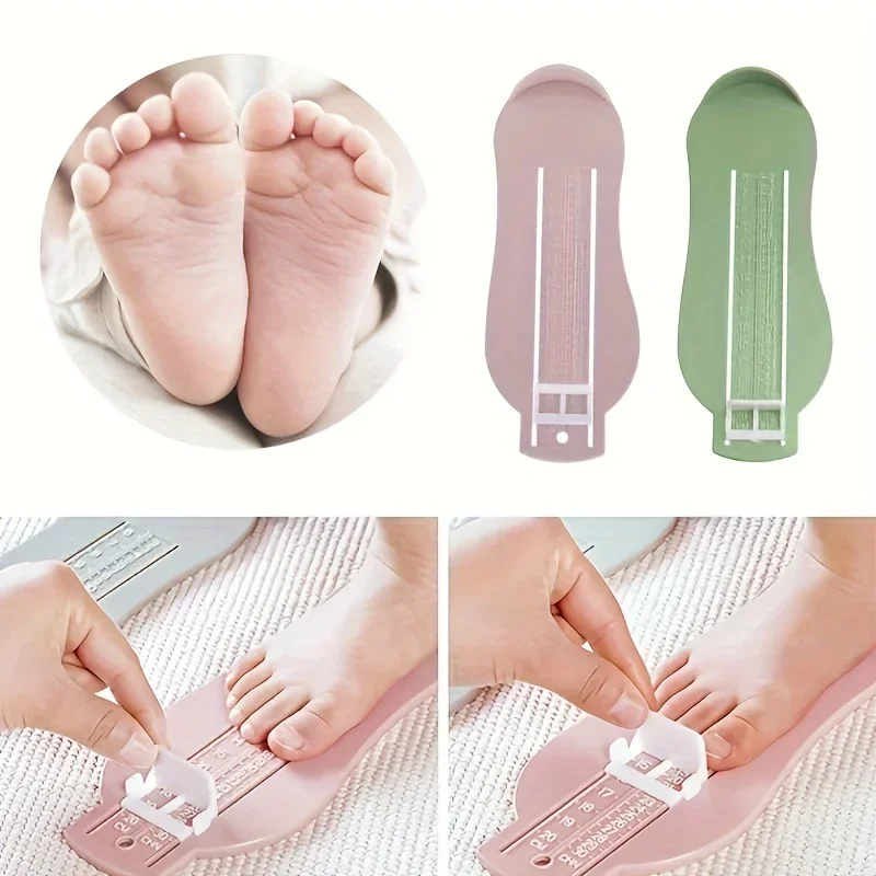 Baby Foot Length Measure Gauge Kids Toddler Shoe Size Boy Girl Measuring Ruler Fittings Children's Foot Measuring Ruler Tools