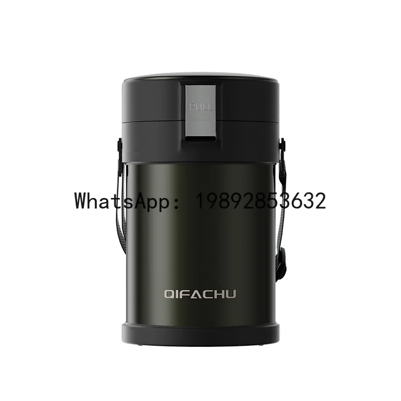 

Вакуумный термос для еды PYJ 316 из нержавеющей стали, большой объем, многослойная изоляция, контейнер для риса