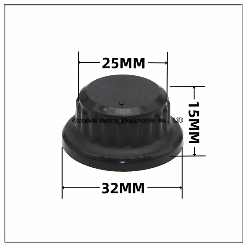 32×15 straw hat type plastic knob cap Potentiometer encoder cap Volume adjustment cap Electronic instrument switch spinner