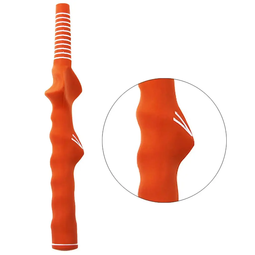 

Beginner Golf Club Grip Attachment Soft Rubber Guide for Coaching Swing Training Practice Tool