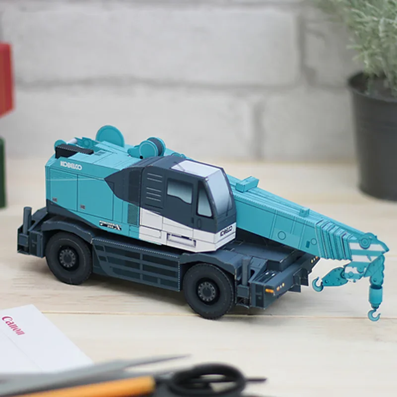 Japan Crane Kobelco Panther X250 Folding Handmade 3D Paper Model