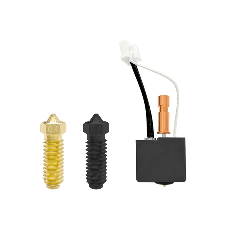 Anycubic Kobra S1 Hotend Part Printer Head 0.2mm 0.4mm 0.6mm 0.8mm 1.0mm Nozzle All Metal Hotend S1 Combo 3D Printer Accessories