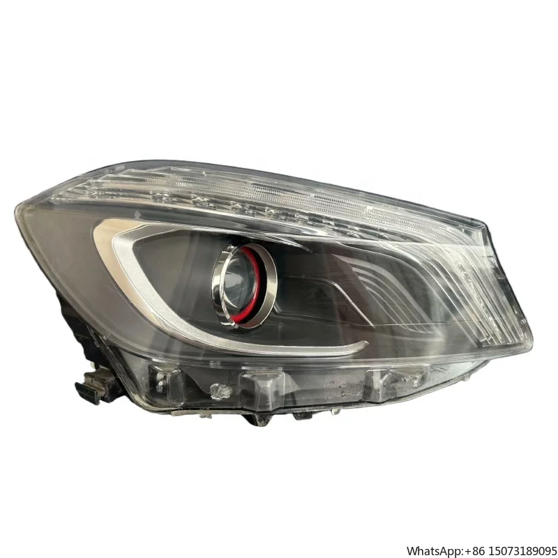 

For A-CLASS W176 A180 A200 A45 Red Eye Left+Right Headlights Headlamps for a Class Accessories