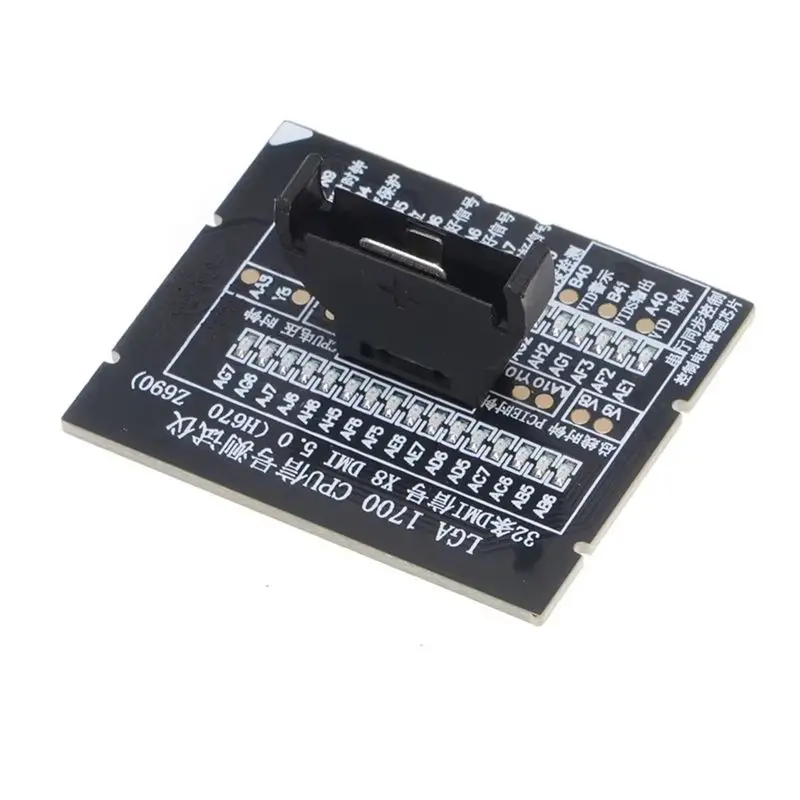 LGA1700 CPU Socket Tester 32x8 H670 Z690 Dummy Load Fake Load with LED Indicator for Motherboard Repair Tool-ABVP