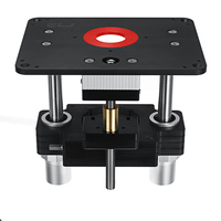 Wnew Woodworking Router Table Insert Plate Heavy Duty Router Lift Aluminium Alloy DIY Woodworking Tool for Engraving Machine