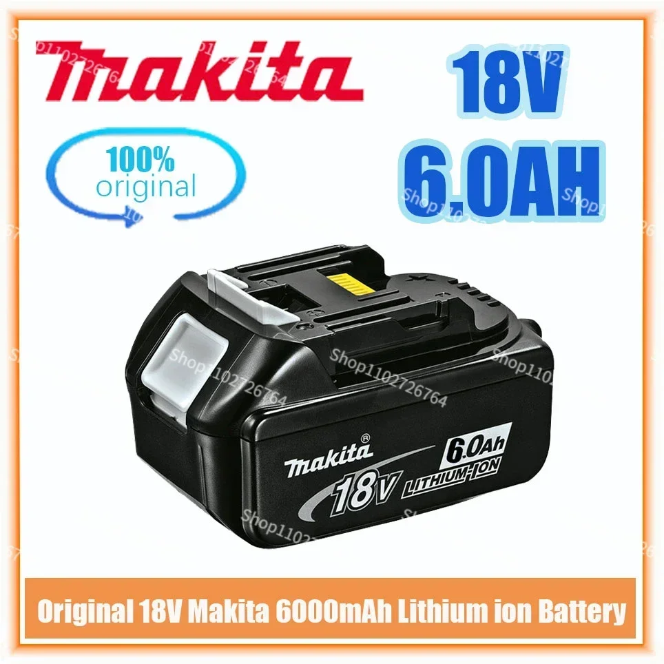 

Оригинальная литий-ионная аккумуляторная батарея Makita 18 в 6000 мАч 18 в, сменные батареи для дрели BL1860 BL1830 BL1850 BL1860B