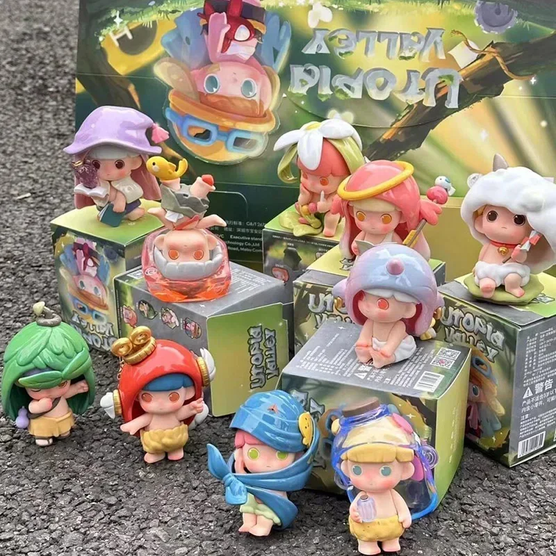 Gua Di Lotus Valley Tide Play Blind Box Gua Di Anime Action Figure Guess Bag Cute Doll Mystery Box Collection Model Figurine Toy