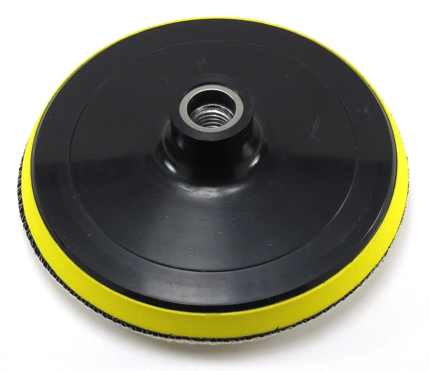 6 inches Backing Plate for Polishing Buffering Soft Wool with  and Loop Pad - 5/8 inch TPI Spindle