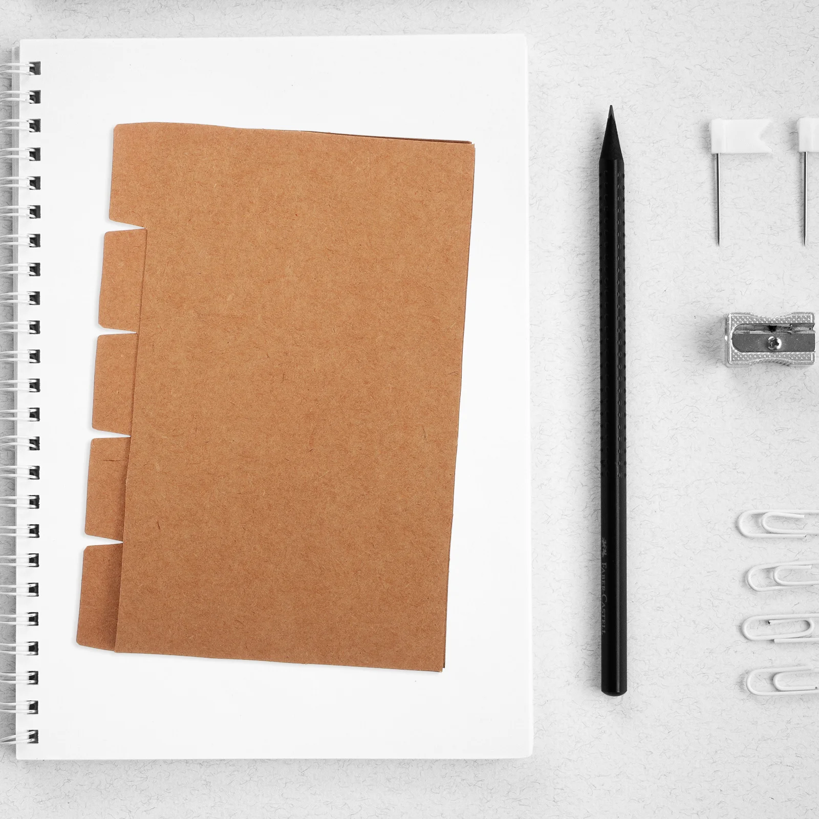 20 مجموعة من فواصل الورق لبطاقات فهرس أكسفورد لأجهزة الكمبيوتر المحمول ومستلزمات مقسم البطاقات ودليل التخزين #5