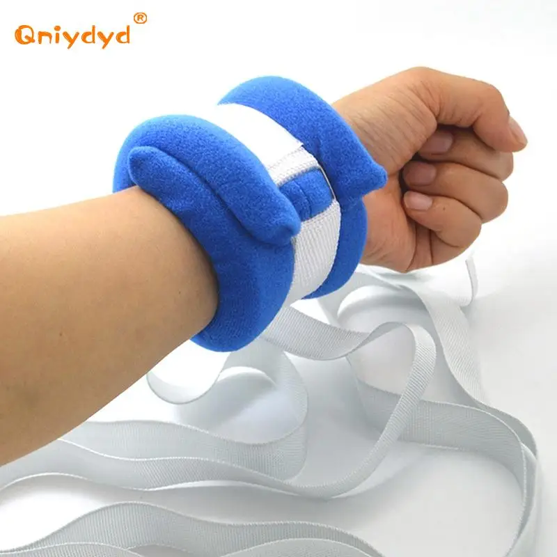 1PC Limbs Restraint Strap Patients Hands And Feet Limb Fixed Strap Belt For Elderly Mental Patient Use Blue